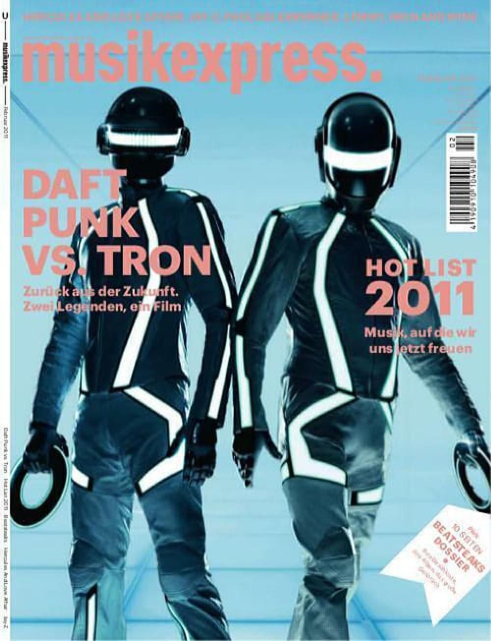 Musikexpress Revista Alemania 2011-02 Daft Punk Beatsteaks Edición original