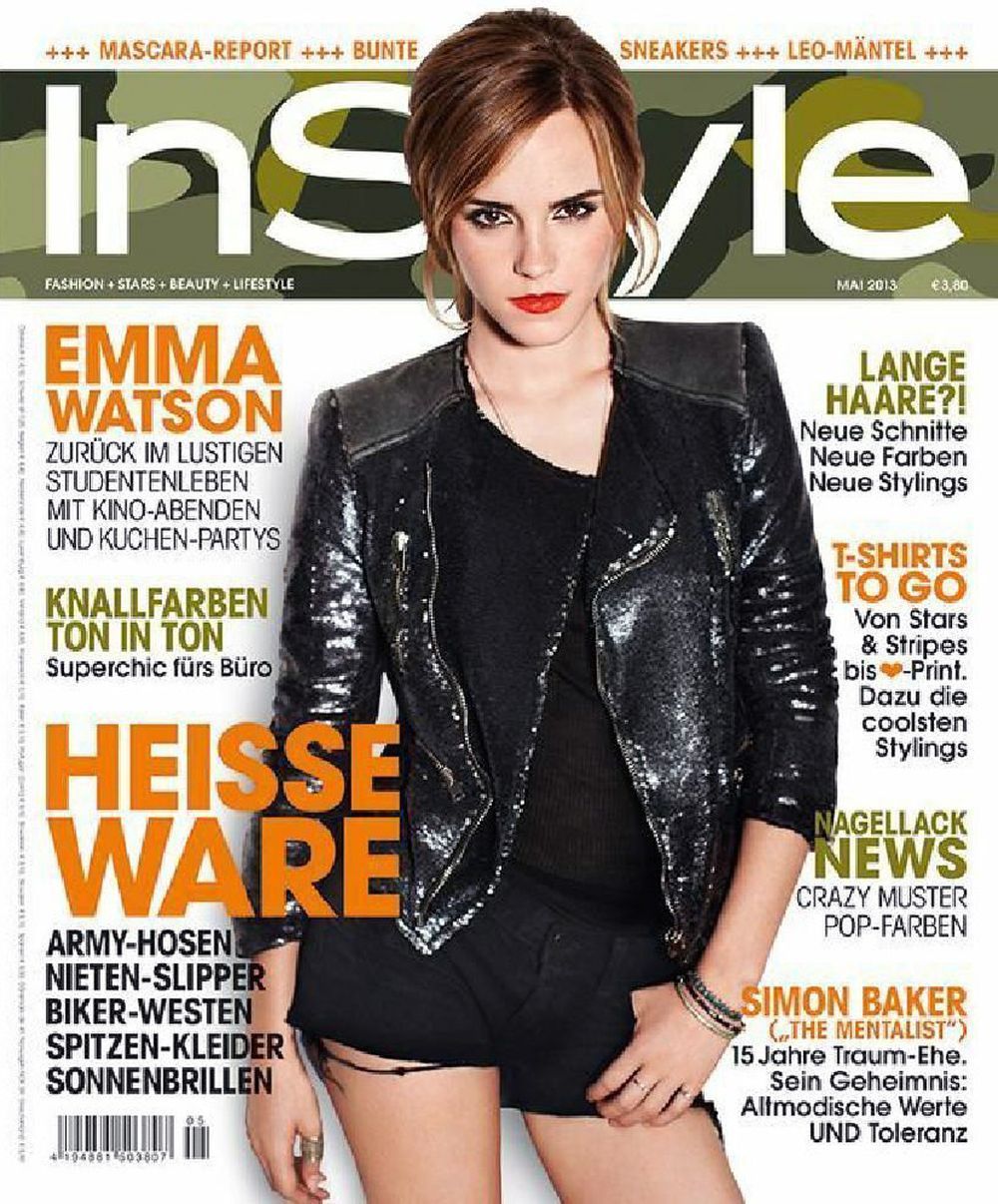 InStyle Magazin Deutschland 2013-05 Emma Watson