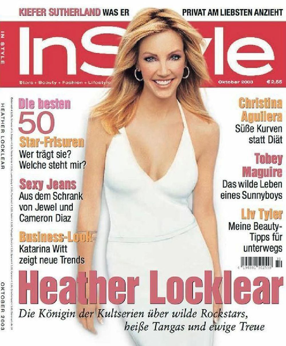 InStyle Lehti Saksa 2003-10 Heather Locklear Alkuperäinen painos