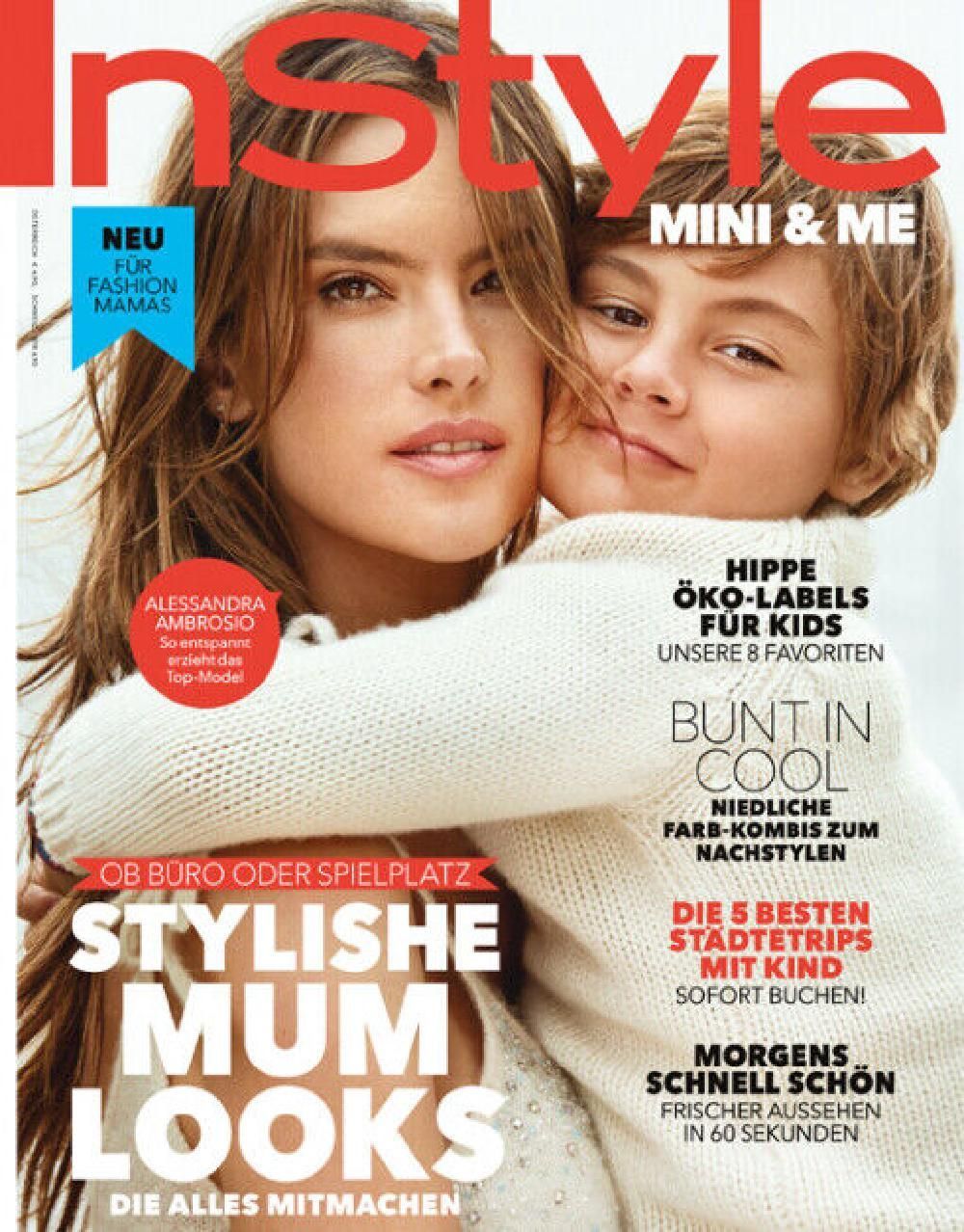 InStyle Mini & Me Magasin Tyskland 2020-01 Alessandra Ambrosio Originaludgave