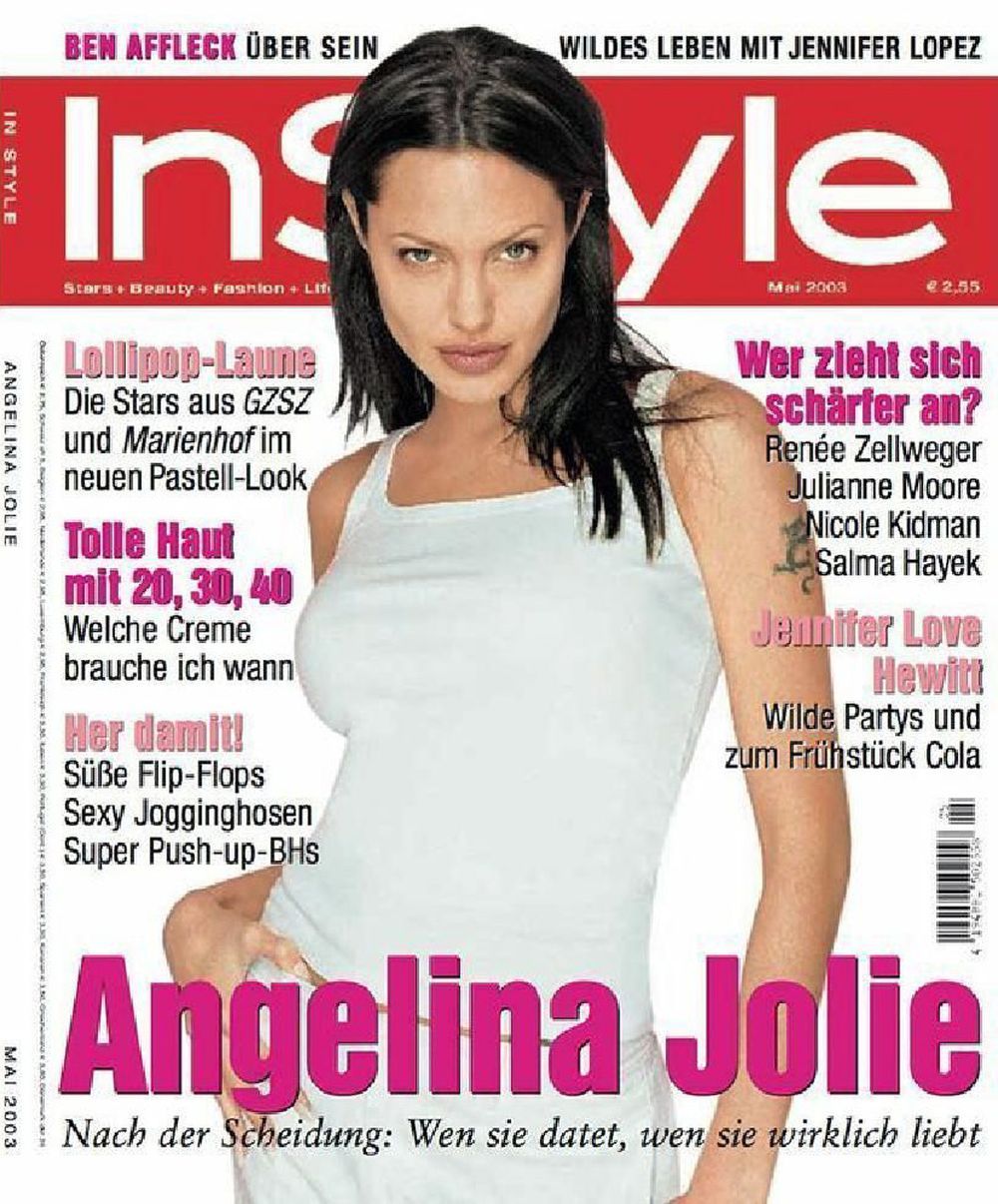 InStyle Magasin Tyskland 2003-05 Angelina Jolie Originaludgave