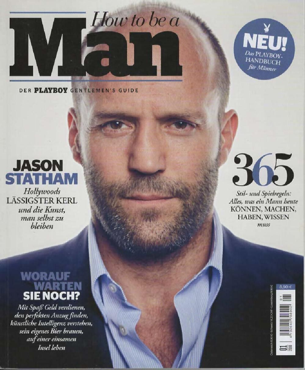 How To Be A Man Playboy Duitsland 2018 Jason Statham Originele uitgave