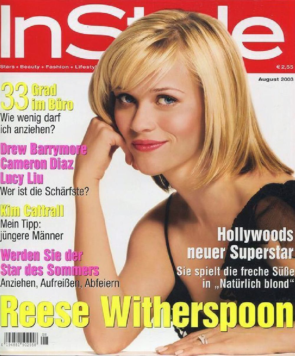InStyle Magazine Germany 2003-08 Reese Witherspoon Original Print Issue