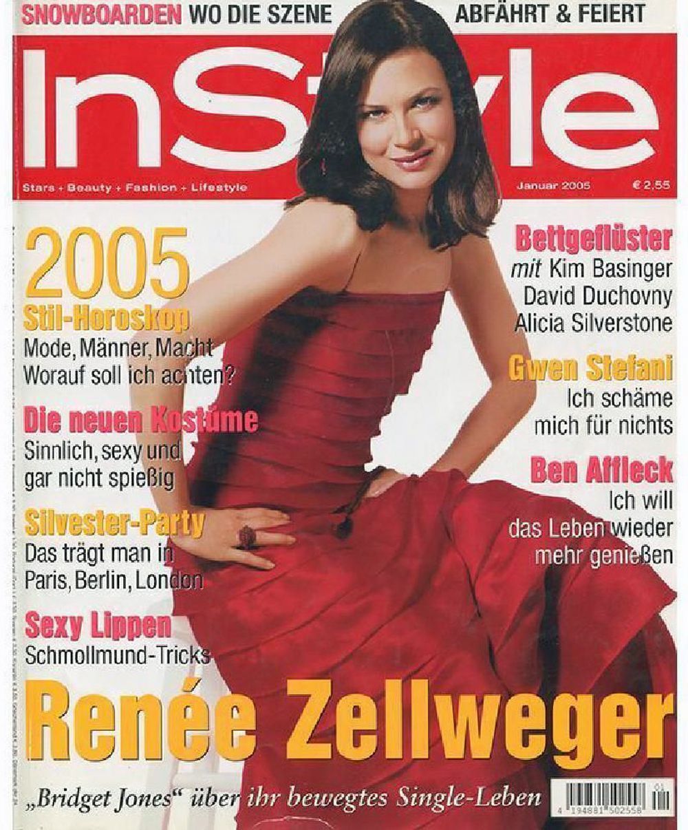 InStyle Rivista Germania 2005-01 Renee Zellweger Edizione originale