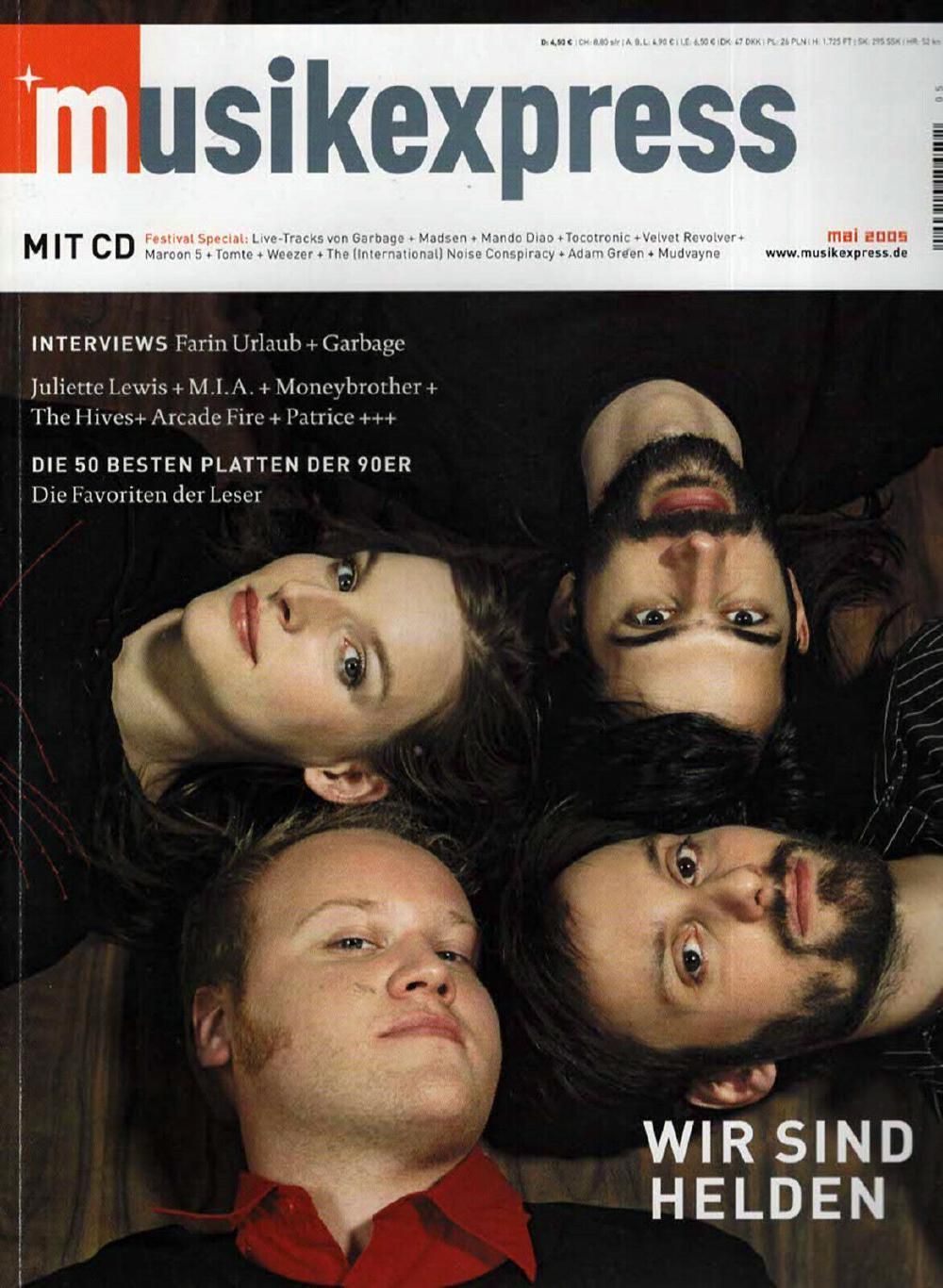 Musikexpress Magazin Deutschland 2005-05 Wir Sind Helden The Hives