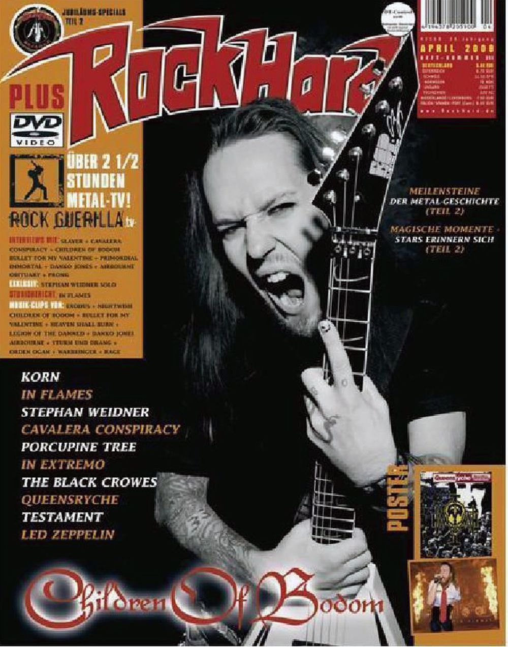 Rock Hard Magazin Deutschland 2008 #251 Children Of Bodom