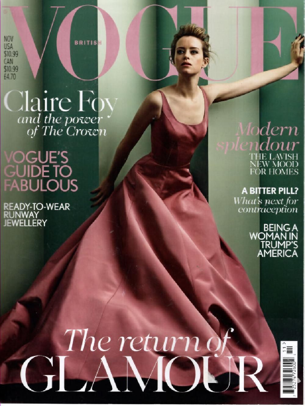 Vogue Magazin UK 2017-11 Claire Foy