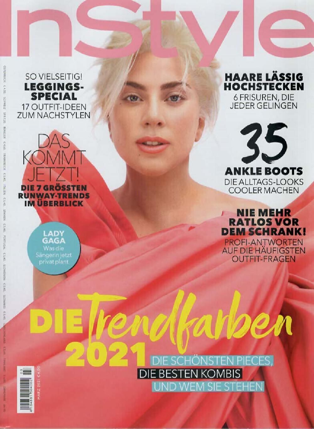 InStyle Magazin Deutschland 2021-03 Lady Gaga