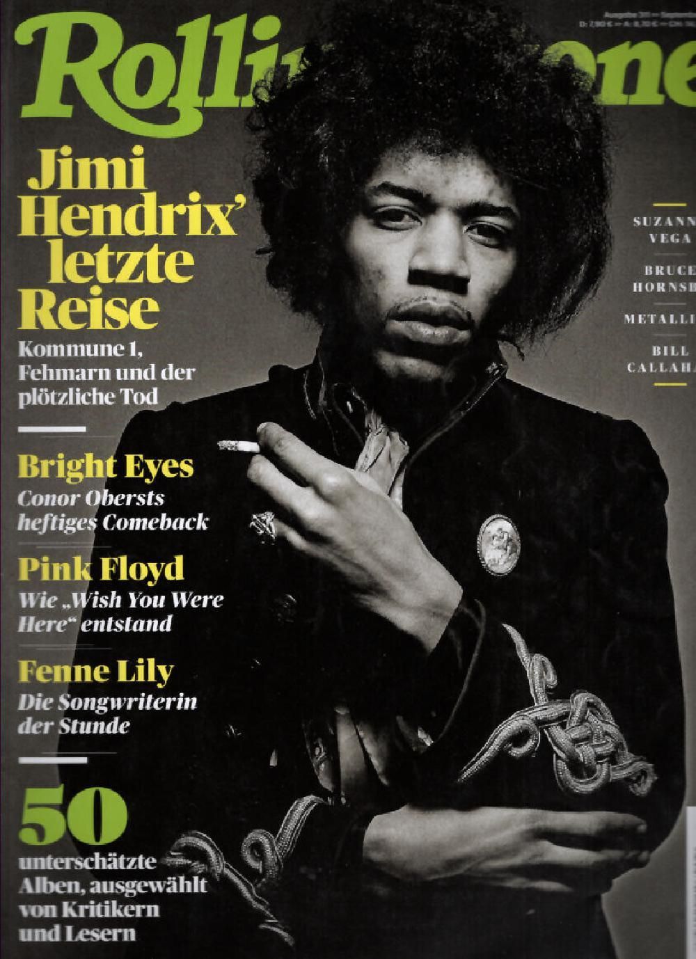 Rolling Stone Magazin Deutschland 2020-09 Jimi Hendrix Bright Eyes Fenne Lily #311