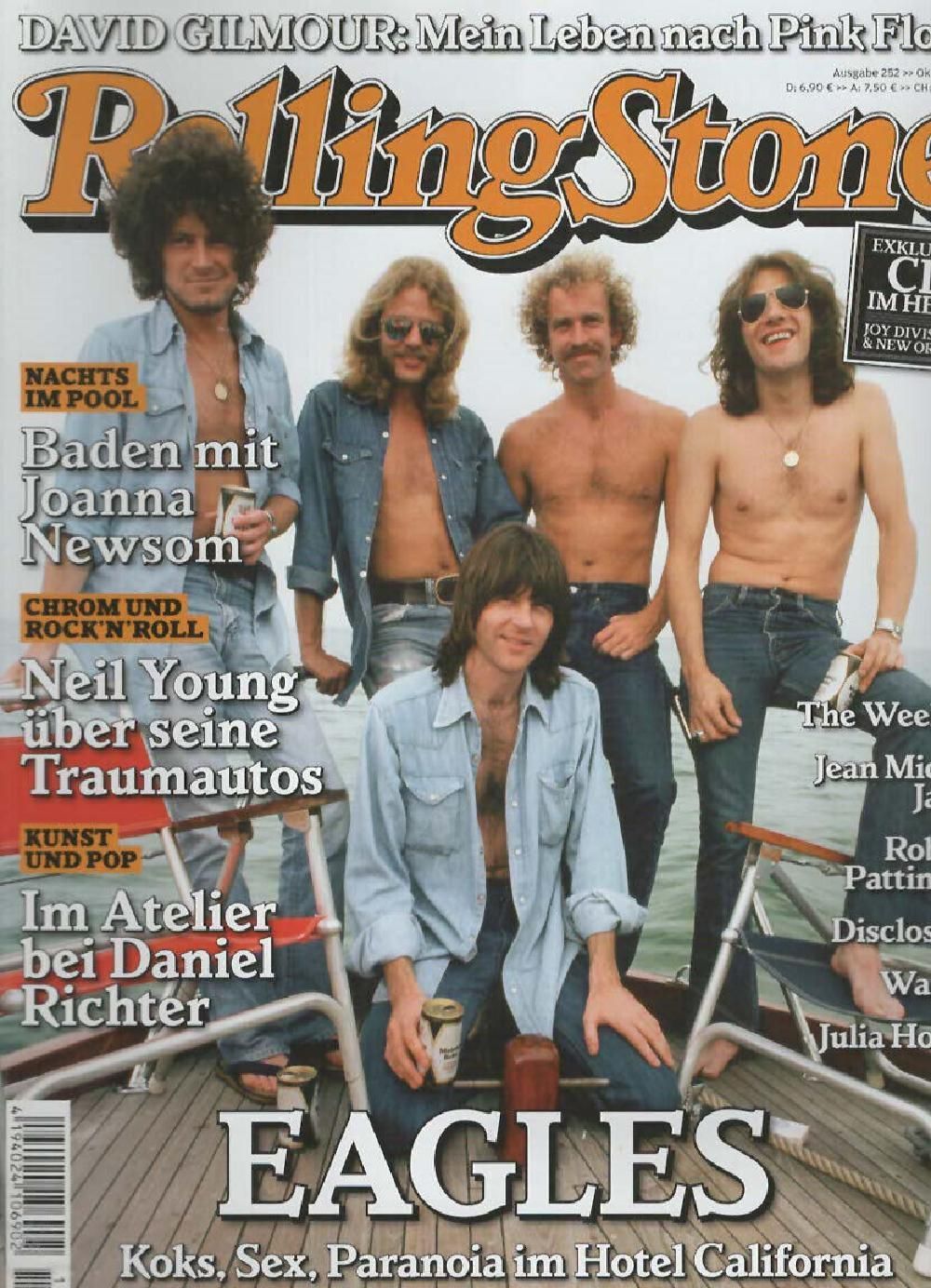 Rolling Stone Magazine Germany 2015-10 – Eagles Neil Young The Weeknd Jean Michel Jarre – Original Print Issue