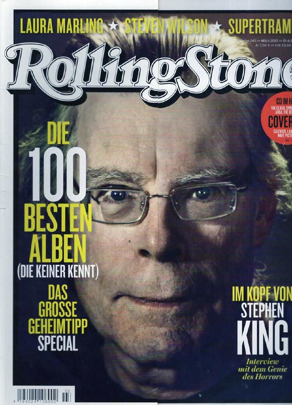 Rolling Stone Magazin Deutschland 2015-03 Stephen King Laura Marling Supertramp