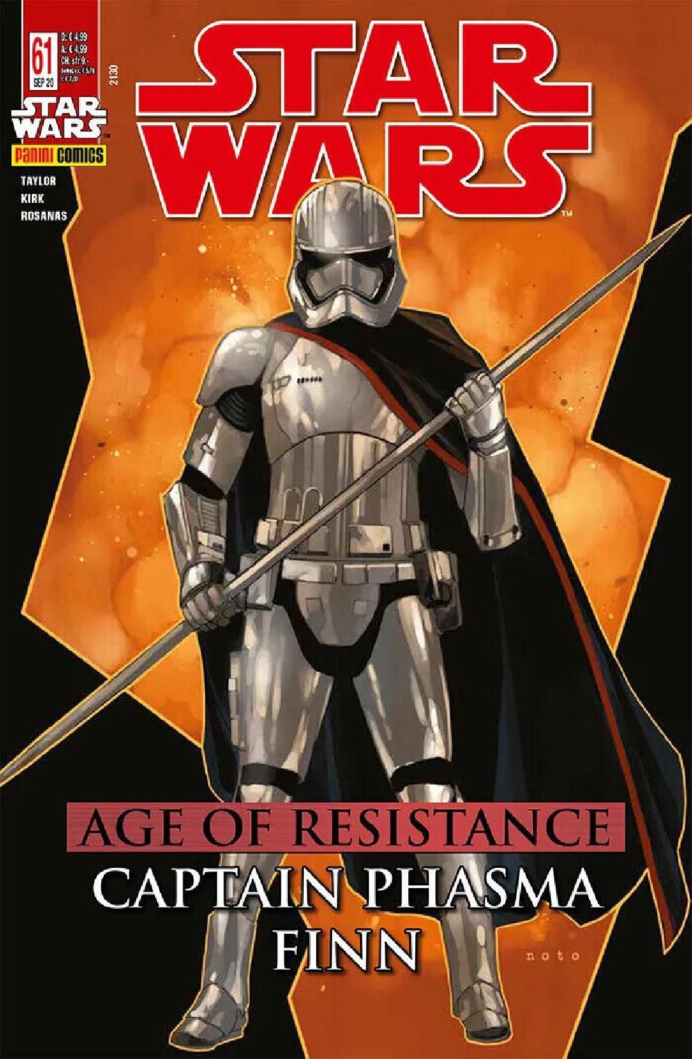 Star Wars Comic Deutschland 2020 #61 Captain Phasma Finn