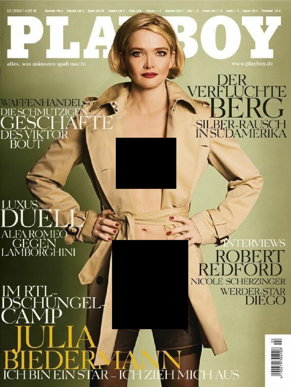 Playboy Magazin Deutschland 2008-02 Julia Biedermann