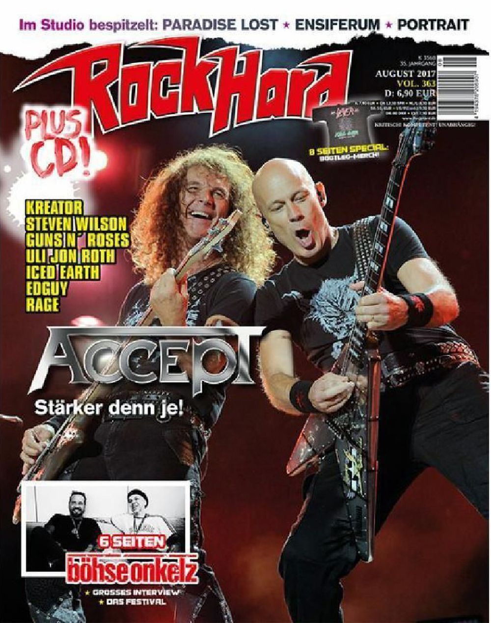 Rock Hard Lehti Saksa 2017 #363 Accept