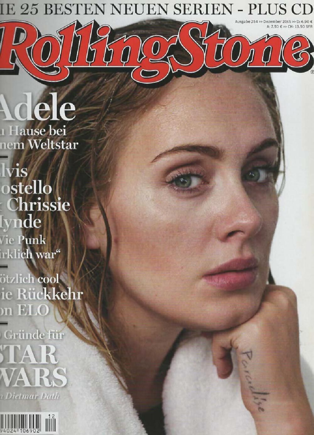 Rolling Stone Magazin Deutschland 2015-12 Adele Elvis Costello Chrissie Hynde #254