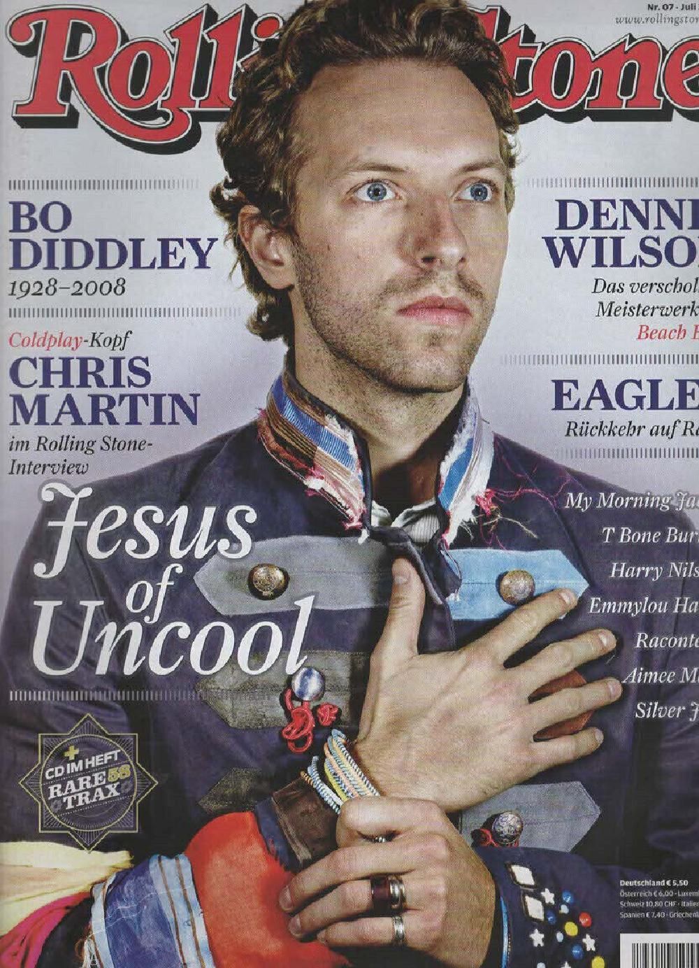 Rolling Stone Magazin Deutschland 2008-07 Chris Martin Coldplay