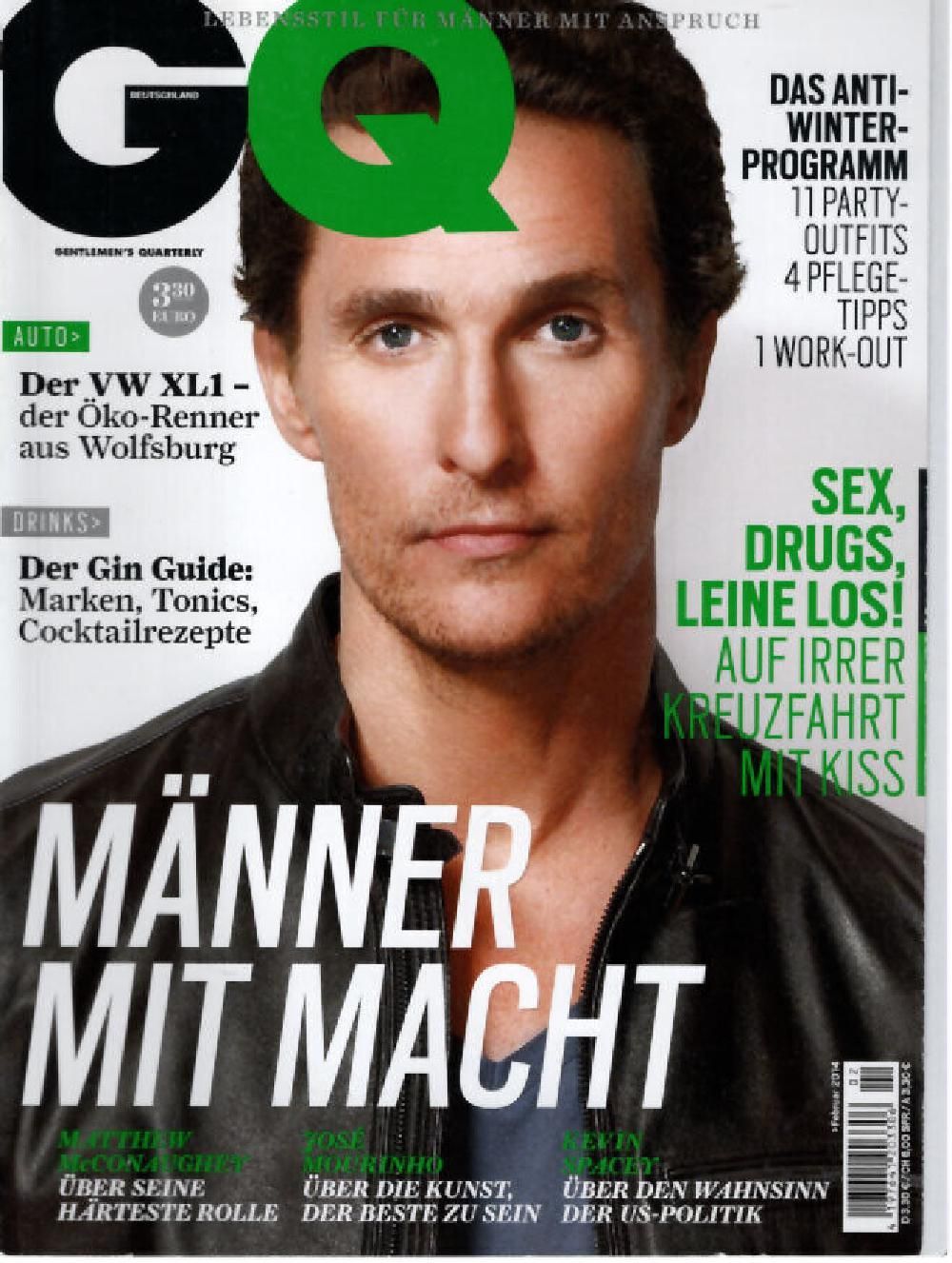 GQ Magazin Deutschland 2014-02 Matthew McConaughey