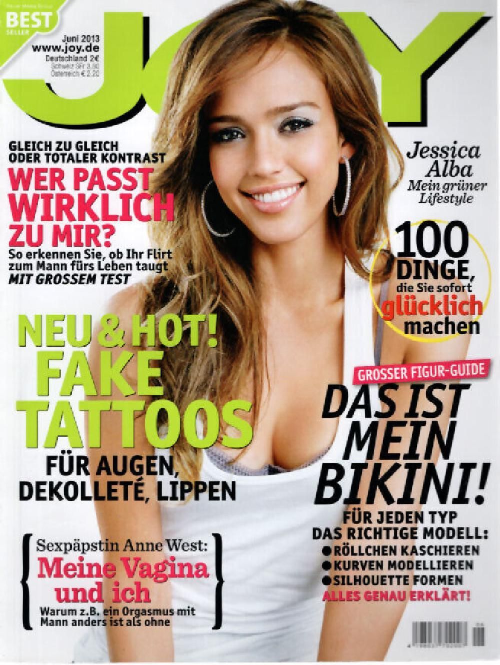 Joy Magazin Deutschland 2013-06 Jessica Alba