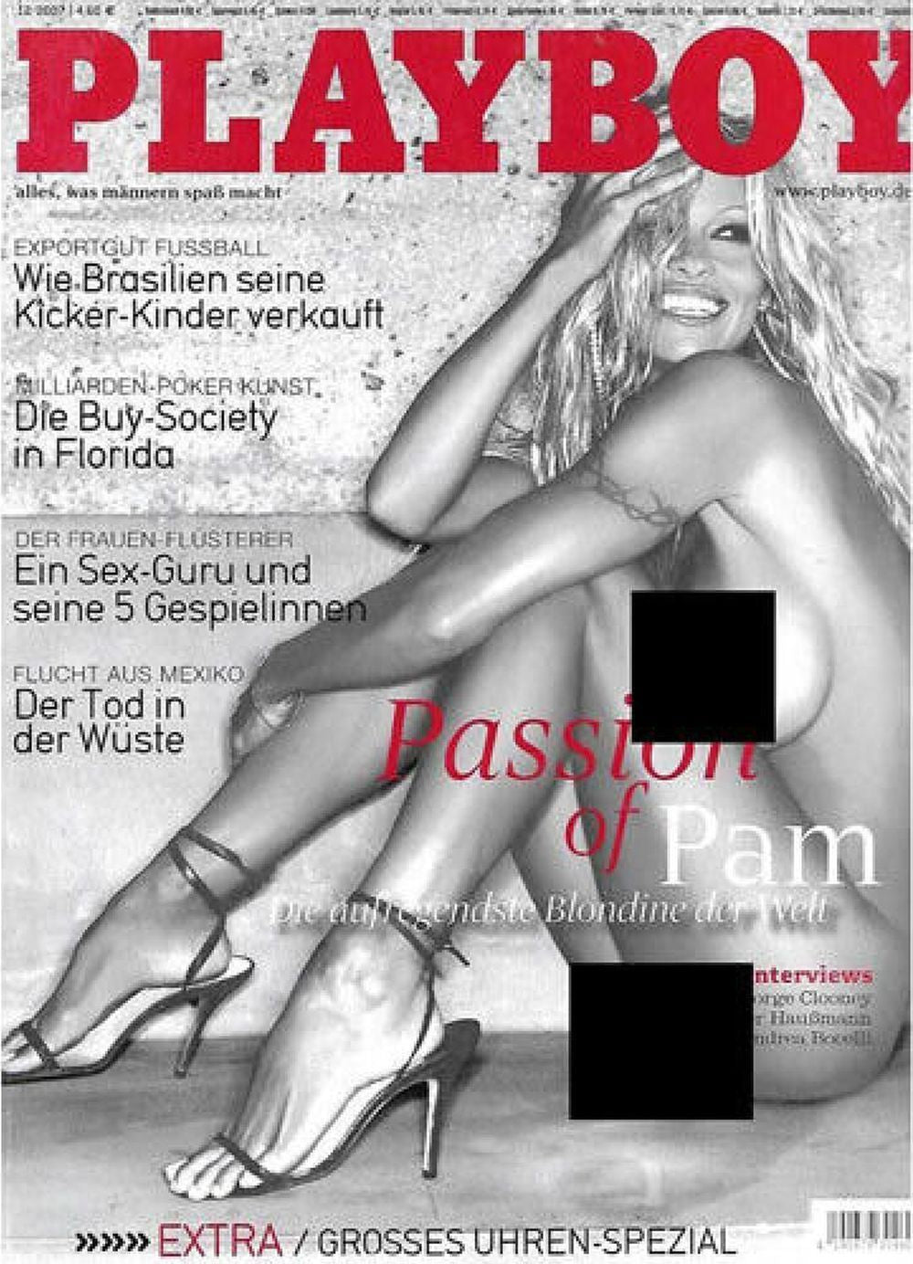 Playboy Magazin Deutschland 2007-12 Pamela Anderson