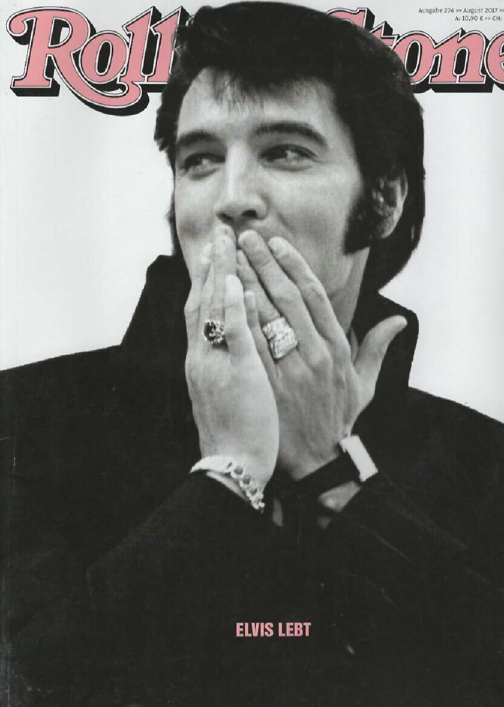 Rolling Stone Magasin Tyskland 2017-08 Elvis Presley Lana Del Ray Metallica