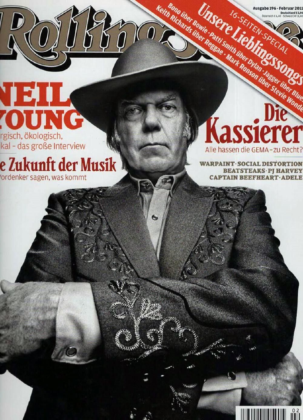 Rolling Stone Magazin Deutschland 2011 #196 Neil Young Bono Bowie Patti Smith
