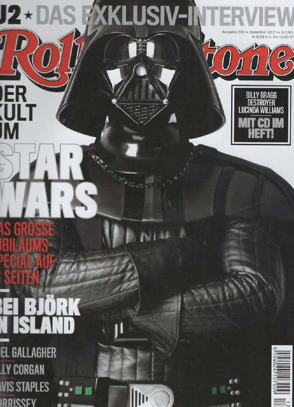 Rolling Stone Magazin Deutschland 2017-12 Star Wars Björk Noel Gallagher U2 U2