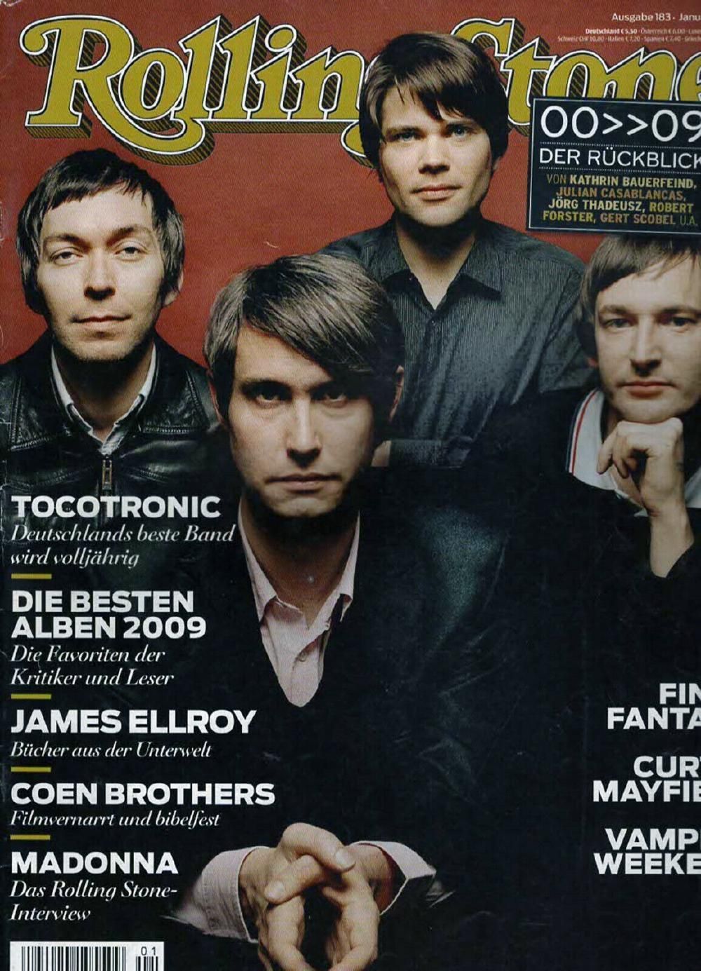 Rolling Stone Magazin Deutschland 2010-01 Tocotronic James Ellroy Madonna