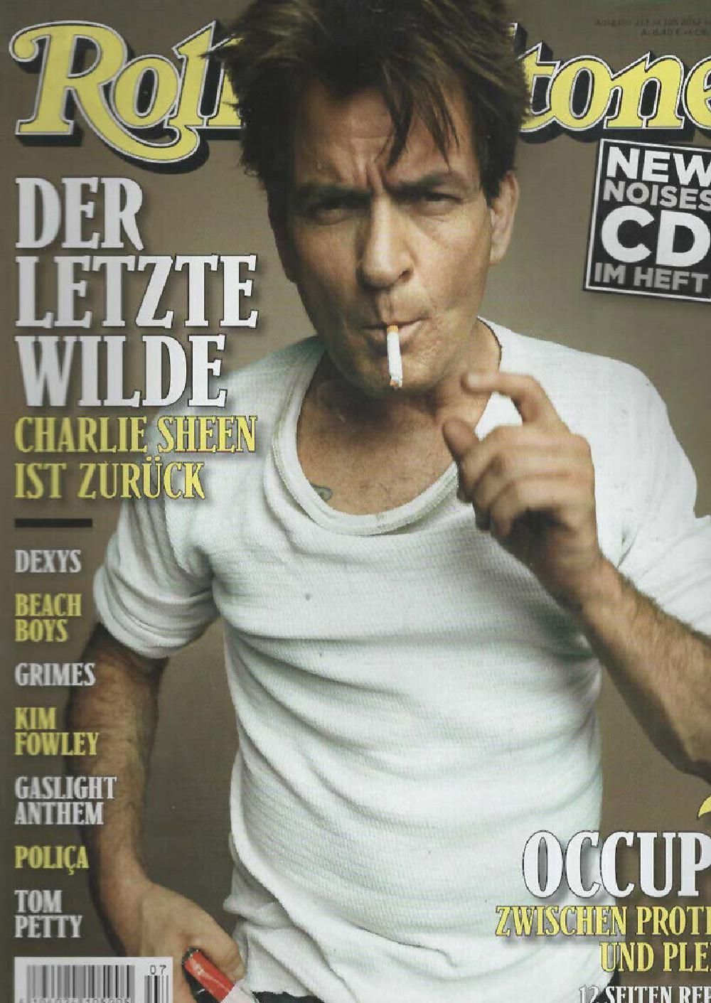 Rolling Stone Magazin Deutschland 2012-07 Charlie Sheen Beach Boys Kim Fowley Dexys Midnight Runners #213