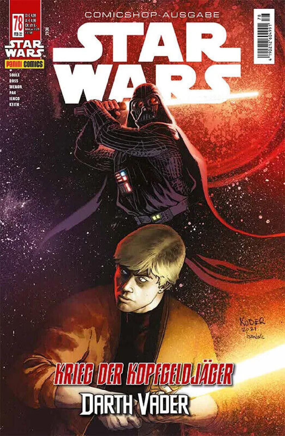 Star Wars Comic Germany 2022 #78 Luke Ross Raffaele Ienco Original Print Issue