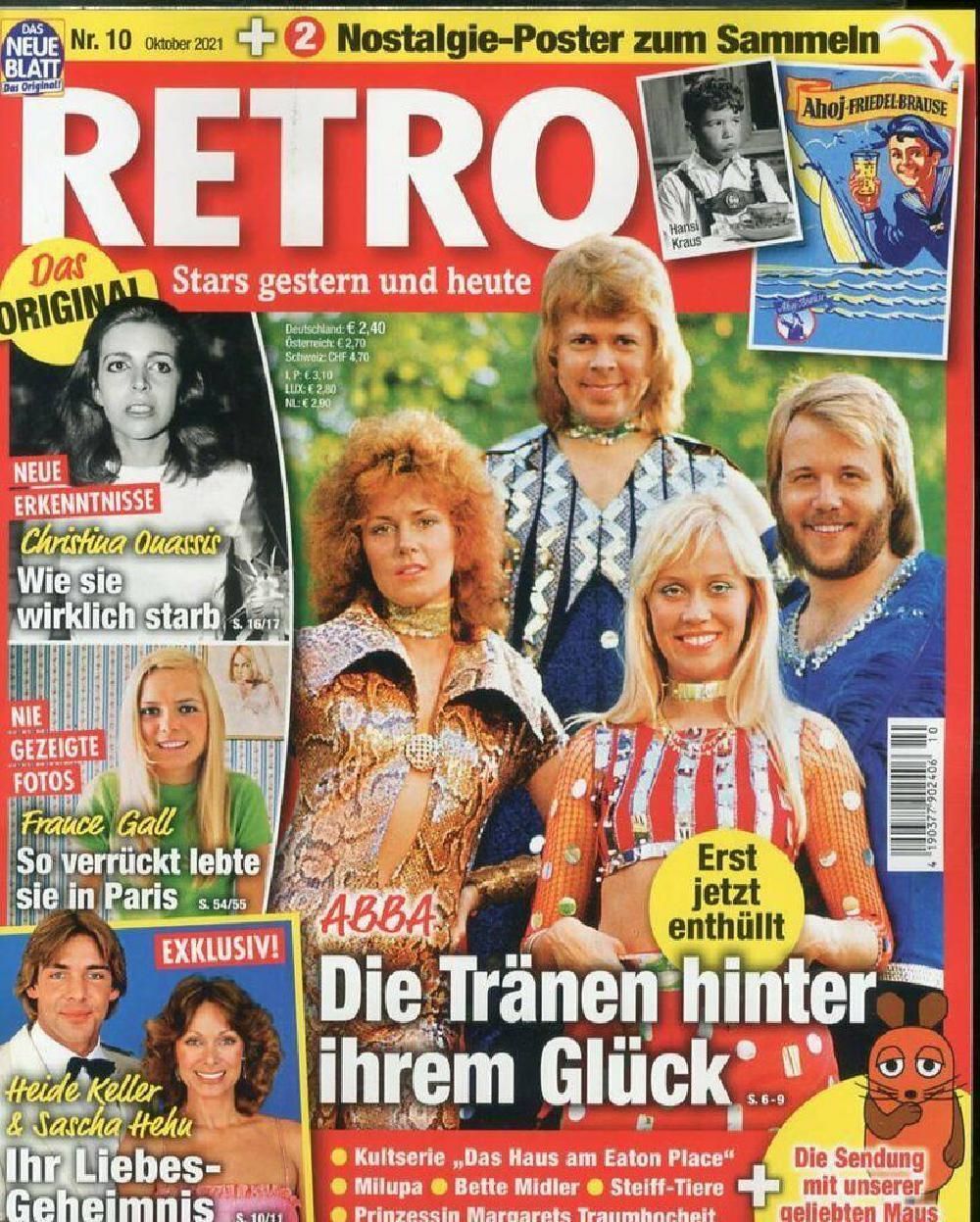 Retro Magasin Tyskland 2021-10 Jane Fonda Jean Paul Belmondo Jean Harlow Originalutgåva