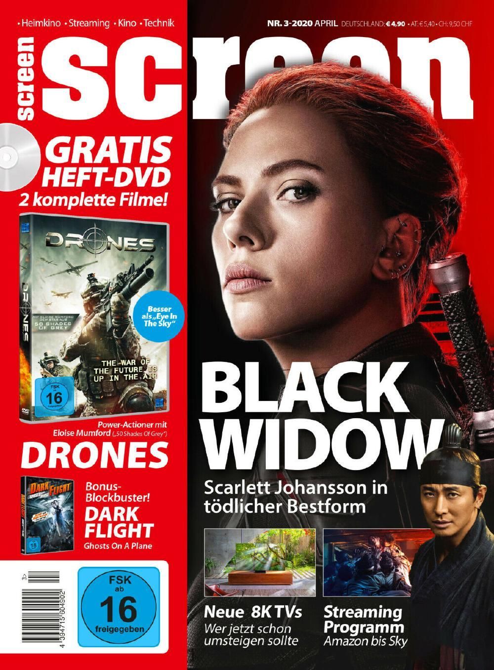 Screen Magazine Germany 2020-03 Scarlett Johansson Original Print Issue
