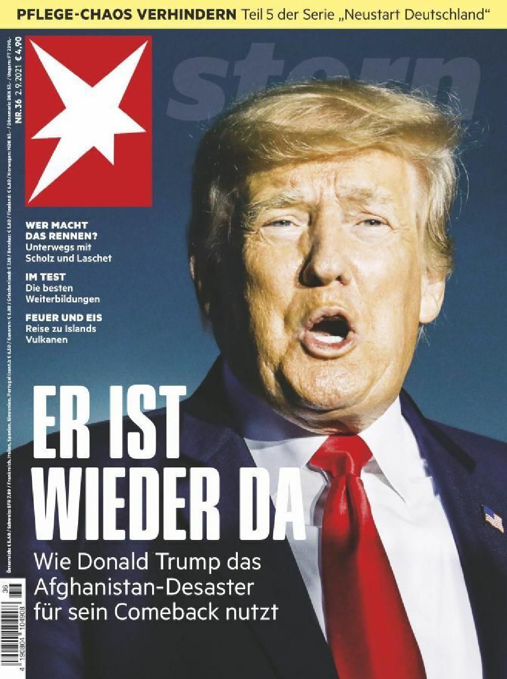 Stern Magazin Deutschland 2021-36 Donald Trump