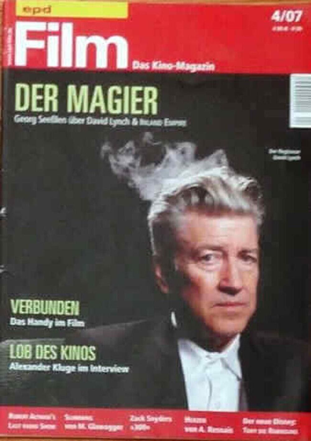 EPD Film Magazine Allemagne 2007-04 David Lynch Édition originale