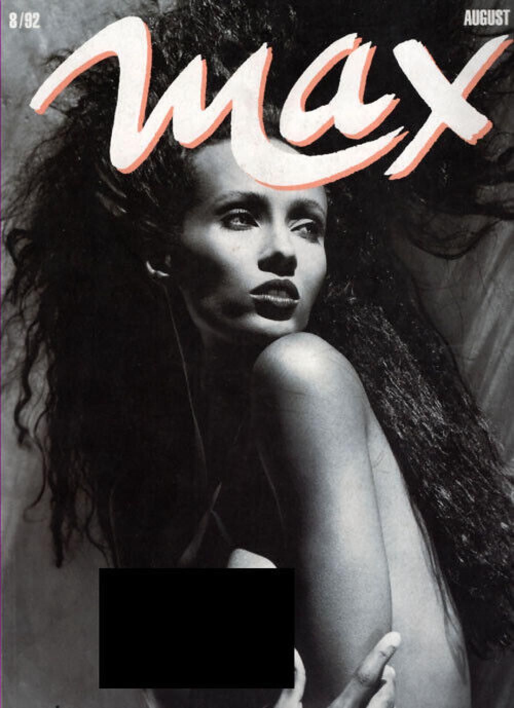 Max Magazin Deutschland 1992-08 Iman Naomi Campbell