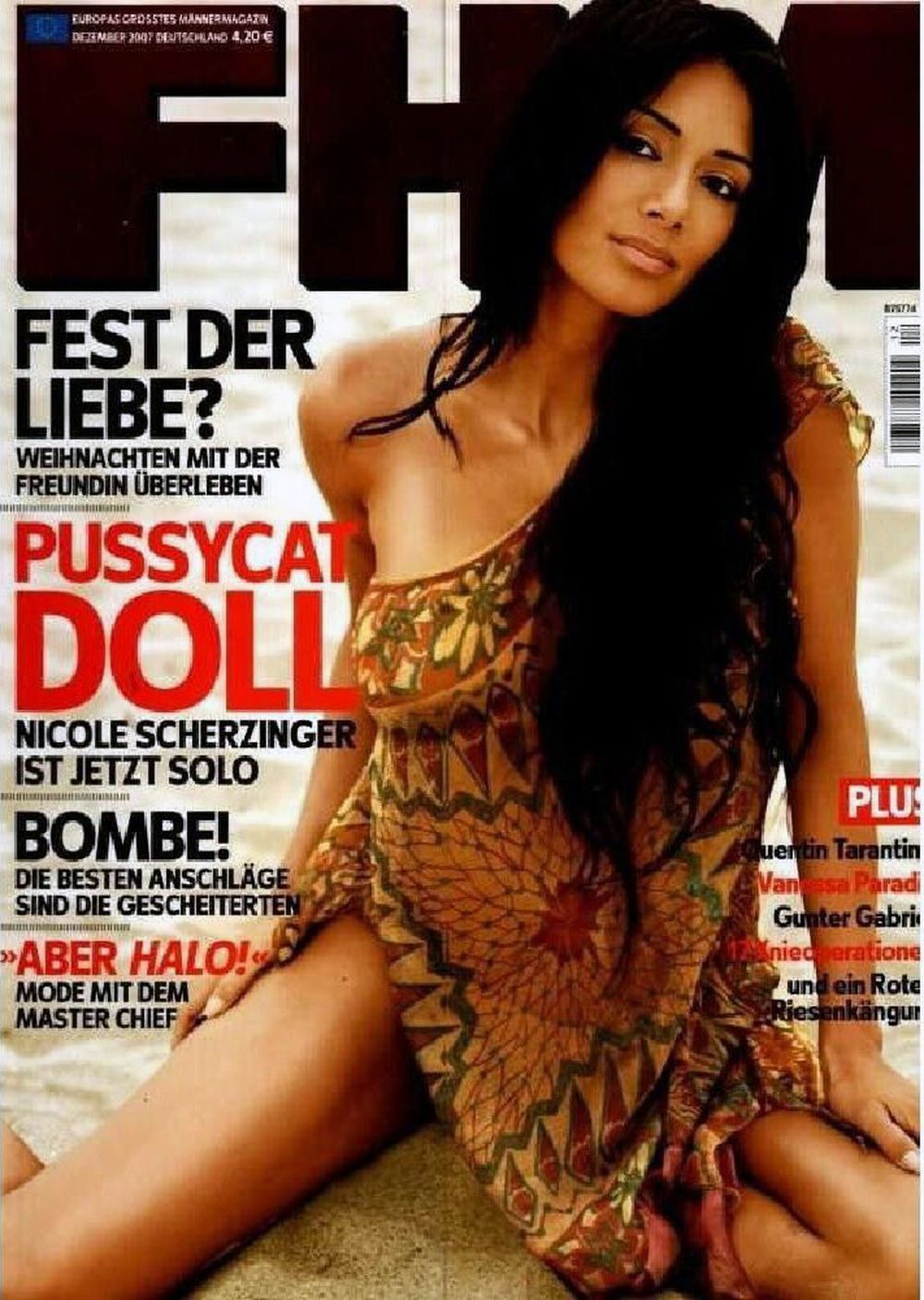 FHM Magazin Deutschland 2007-12 Nicole Scherzinger Pussycat Dolls