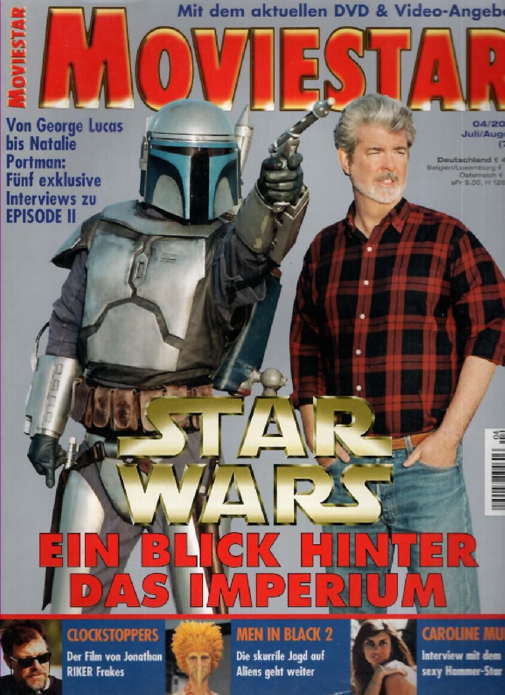 Moviestar Magazin Deutschland 2002 #74 George Lucas Natalie Portman