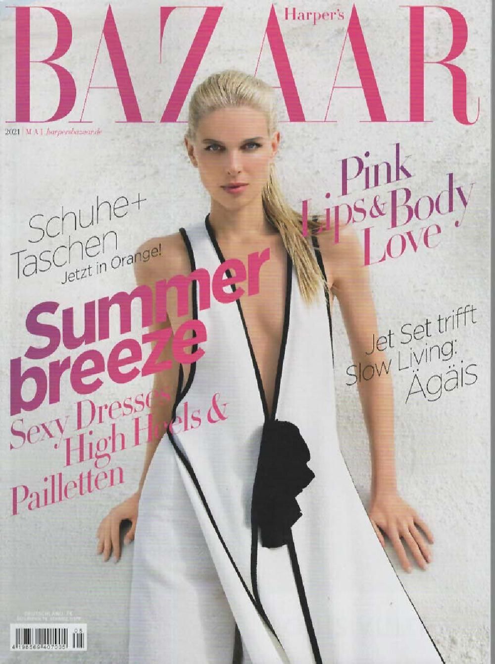 Harpers Bazaar Magasin Tyskland 2021-05 Lina Berg Originalutgåva