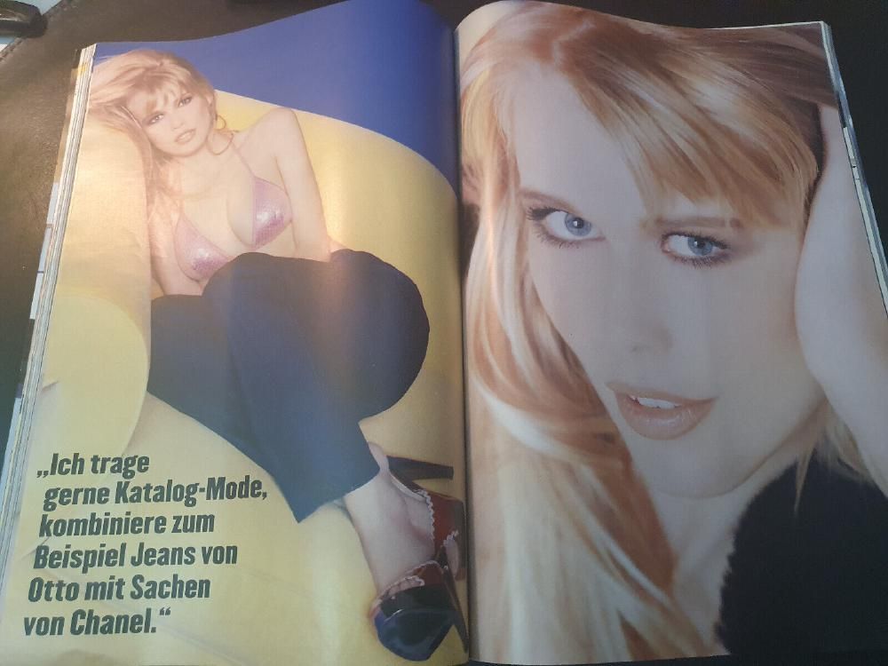 Max Rivista Germania 1998-07 – Claudia Schiffer Anna Kurnikowa – Edizione originale