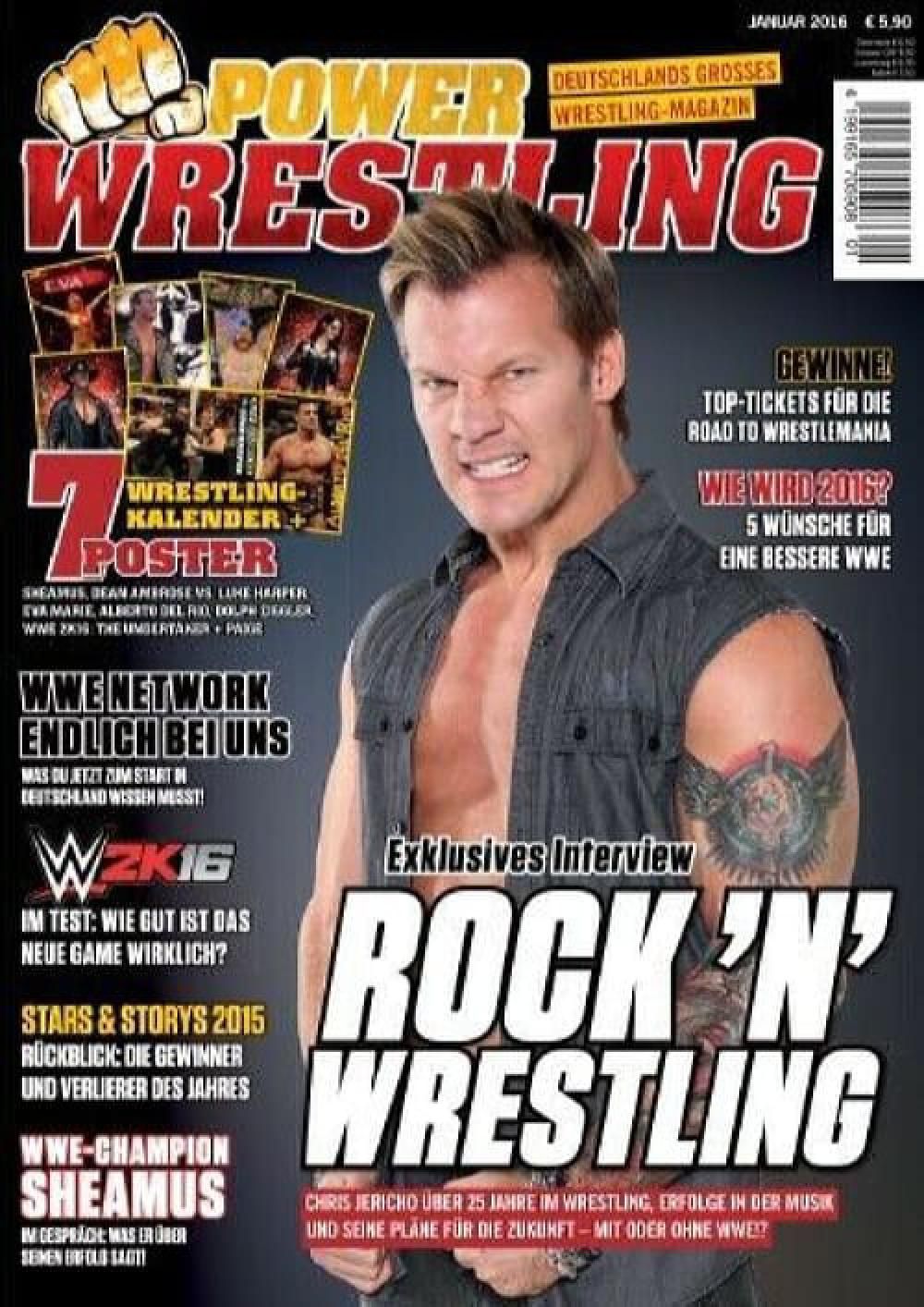 Power Wrestling Magazin Deutschland 2016-01 Chris Jericho