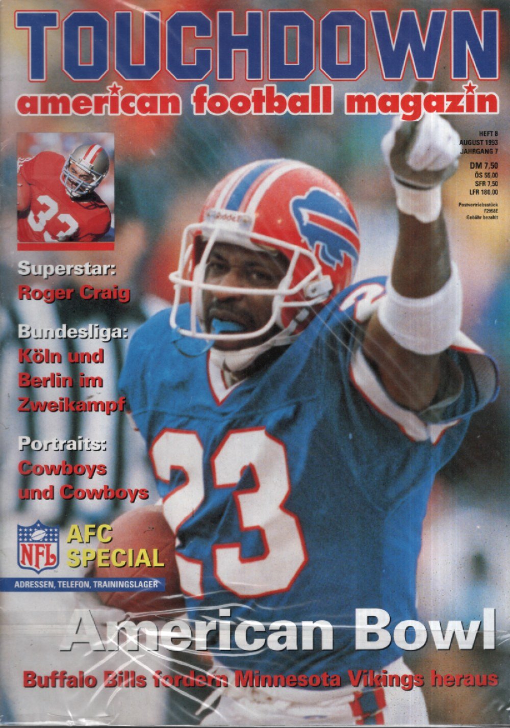 Touchdown Magazin Deutschland 1993-08 Kenneth Davies Robert Craig