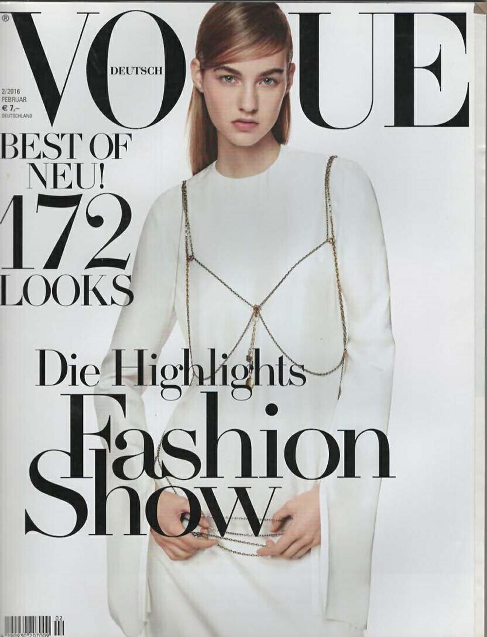 Vogue Magazin Deutschland 2016-02 Maartje Verhoef