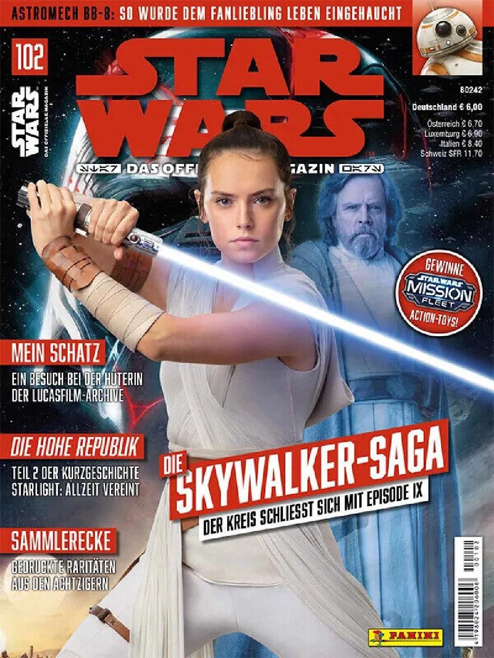 Star Wars Magazin Deutschland 2021 #102 Mark Hamill Daisy Ridley