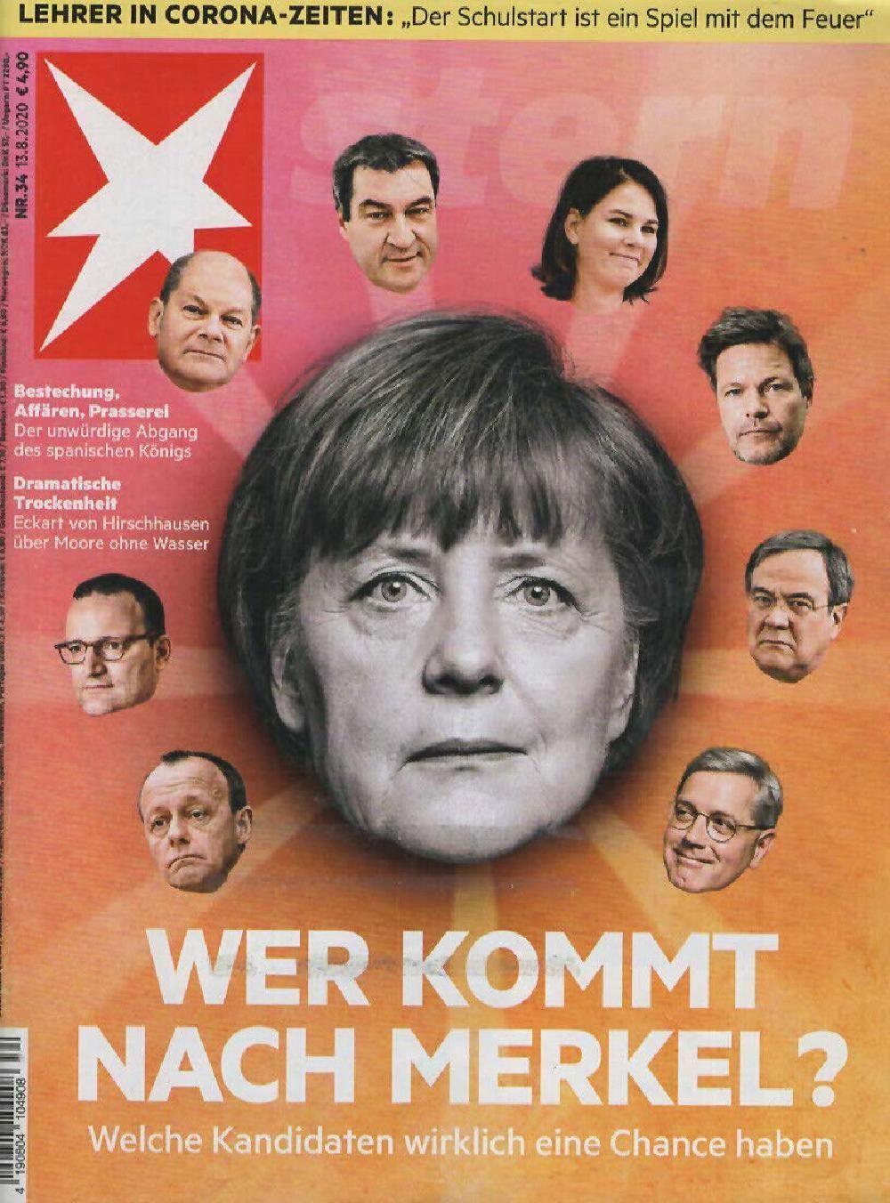 Stern Magazin Deutschland 2020-34 Angela Merkel