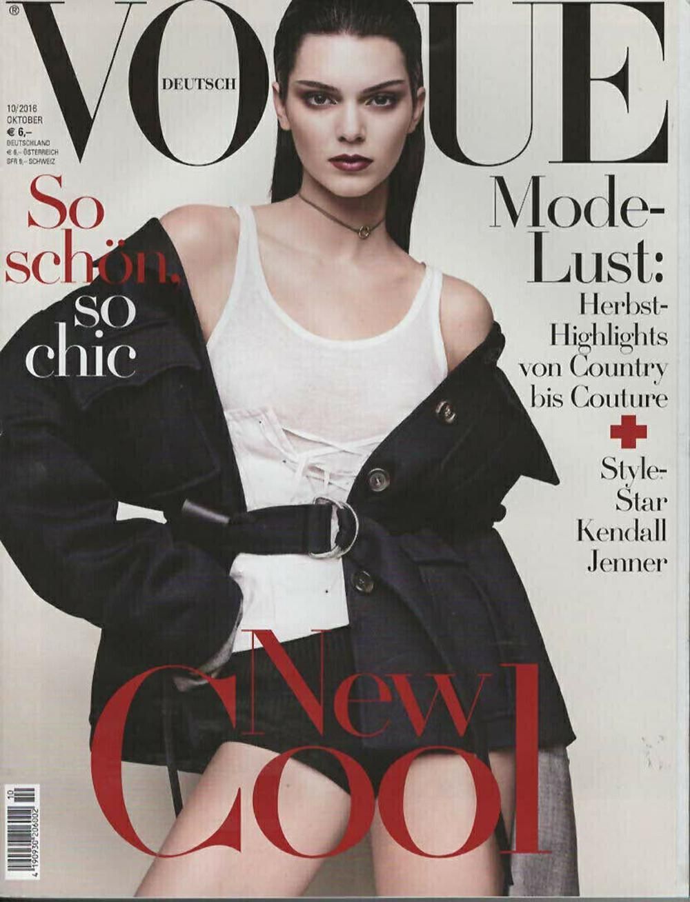 Vogue Magazin Deutschland 2016-10 Kendall Jenner