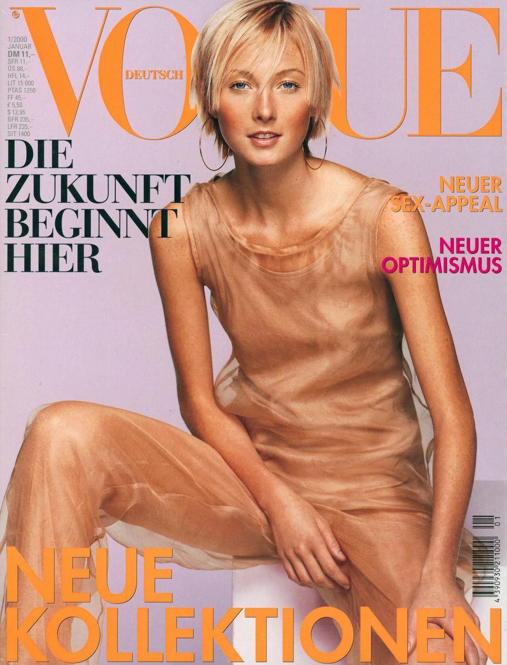 Vogue Rivista Germania 2000-01 – Maggie Rizer – Edizione originale