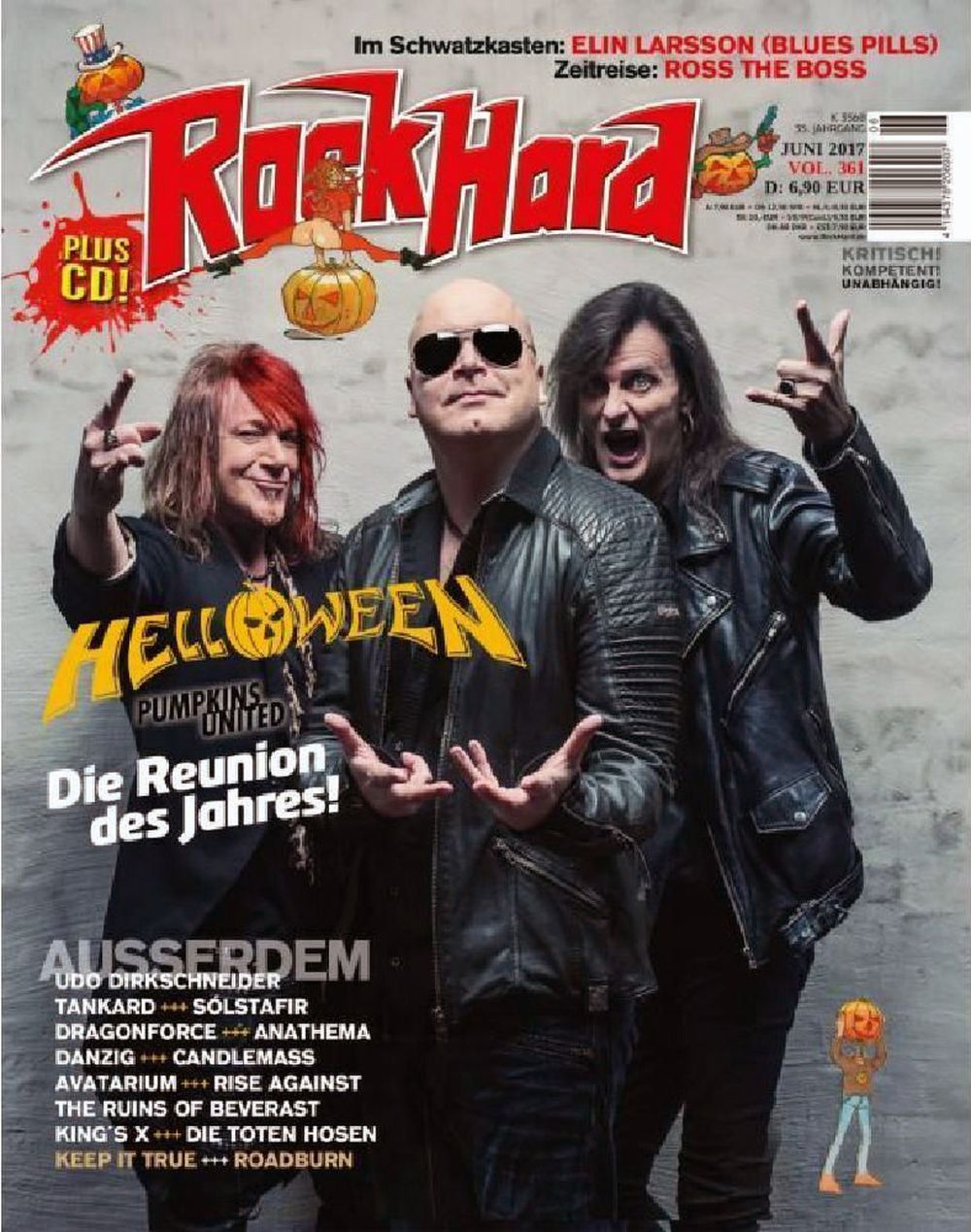 Rock Hard Magazin Deutschland 2017 #361 Helloween
