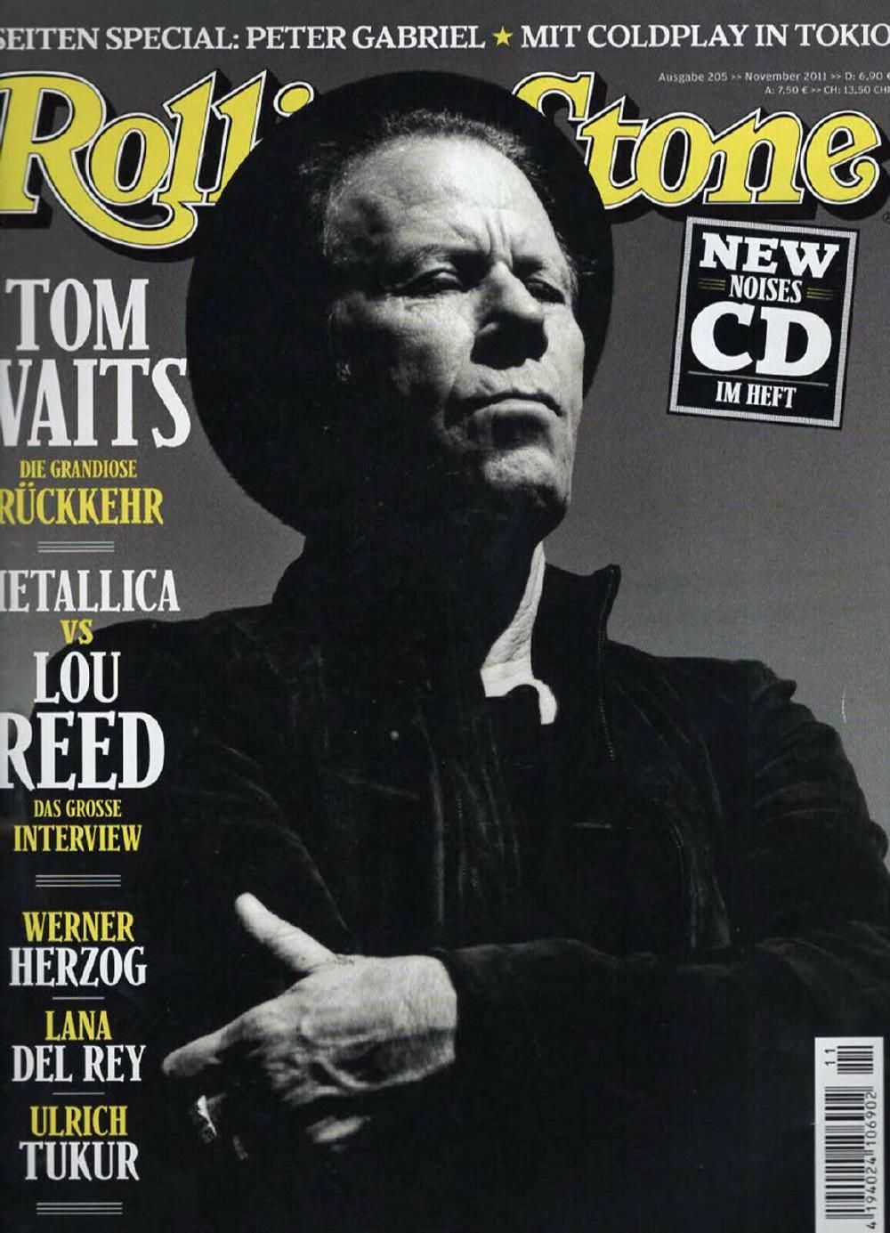 Rolling Stone Magazin Deutschland 2011-11 Tom Waits Metallica Lou Reed #205