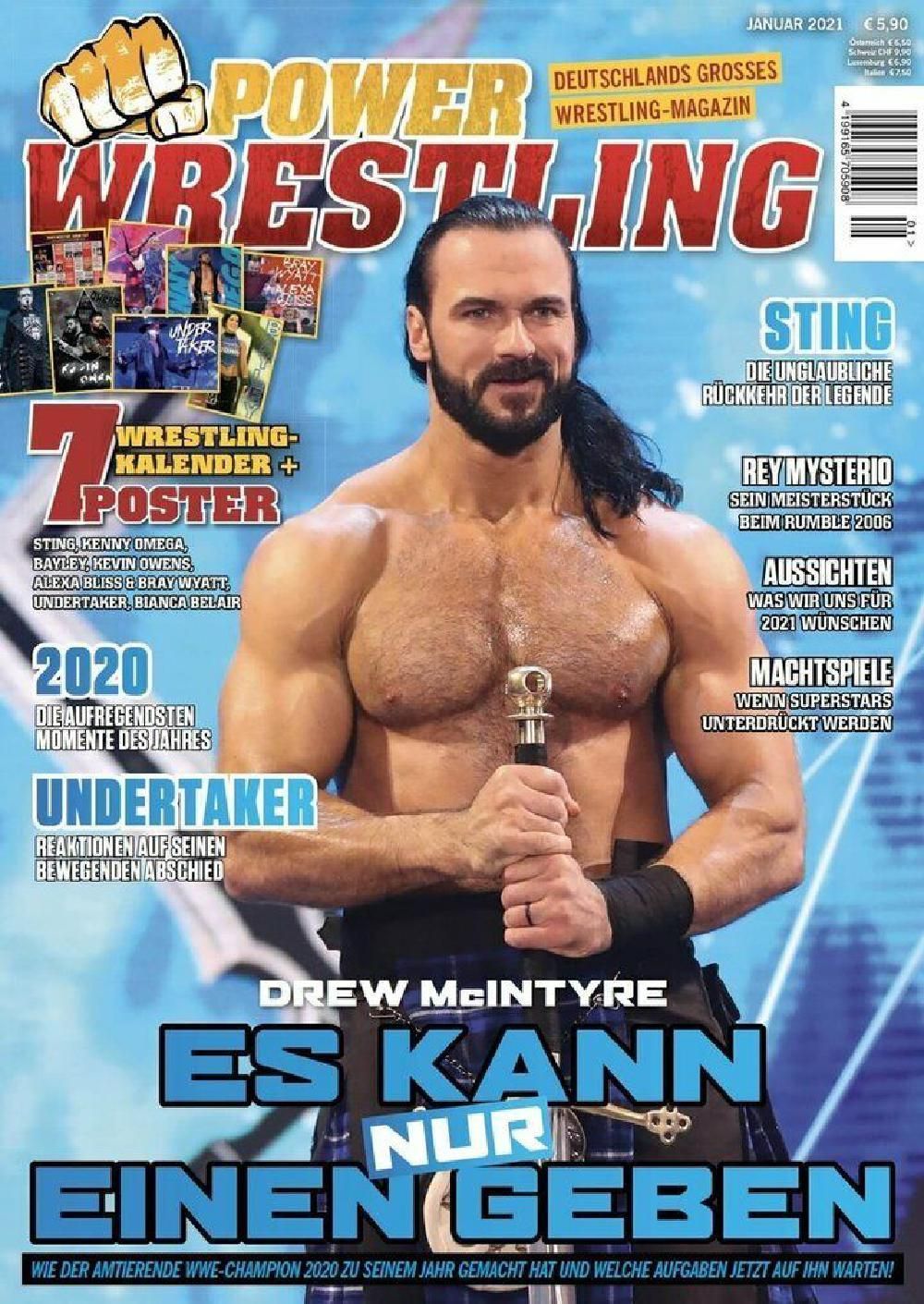 Power Wrestling Magazin Deutschland 2021-01 Drew McIntyre