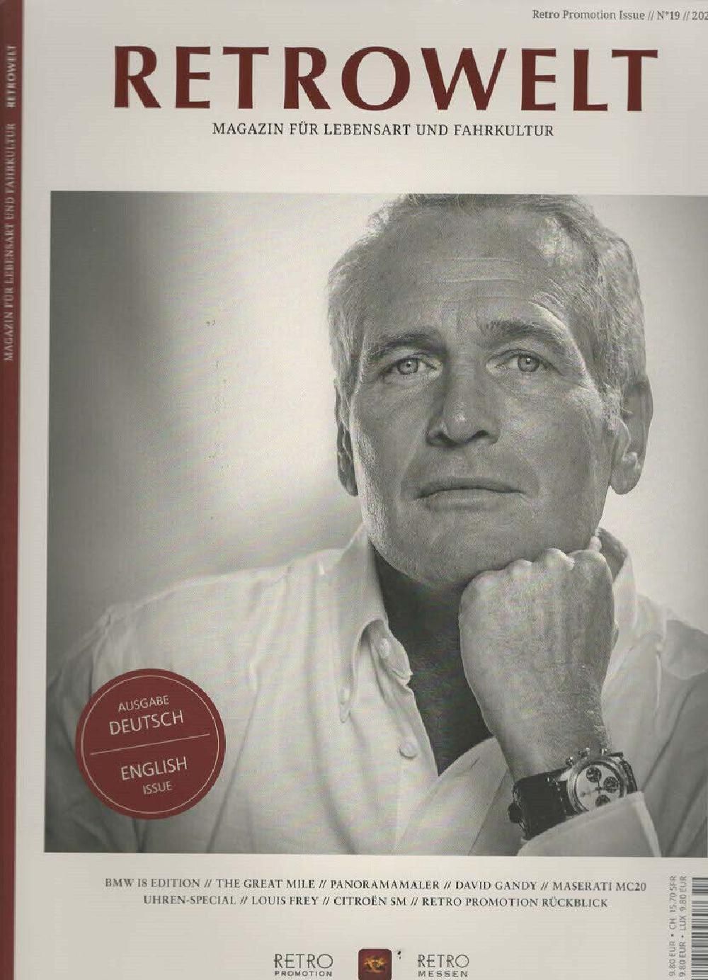 Retrowelt Magasin Tyskland 2020 #19 Paul Newman Originalutgåva