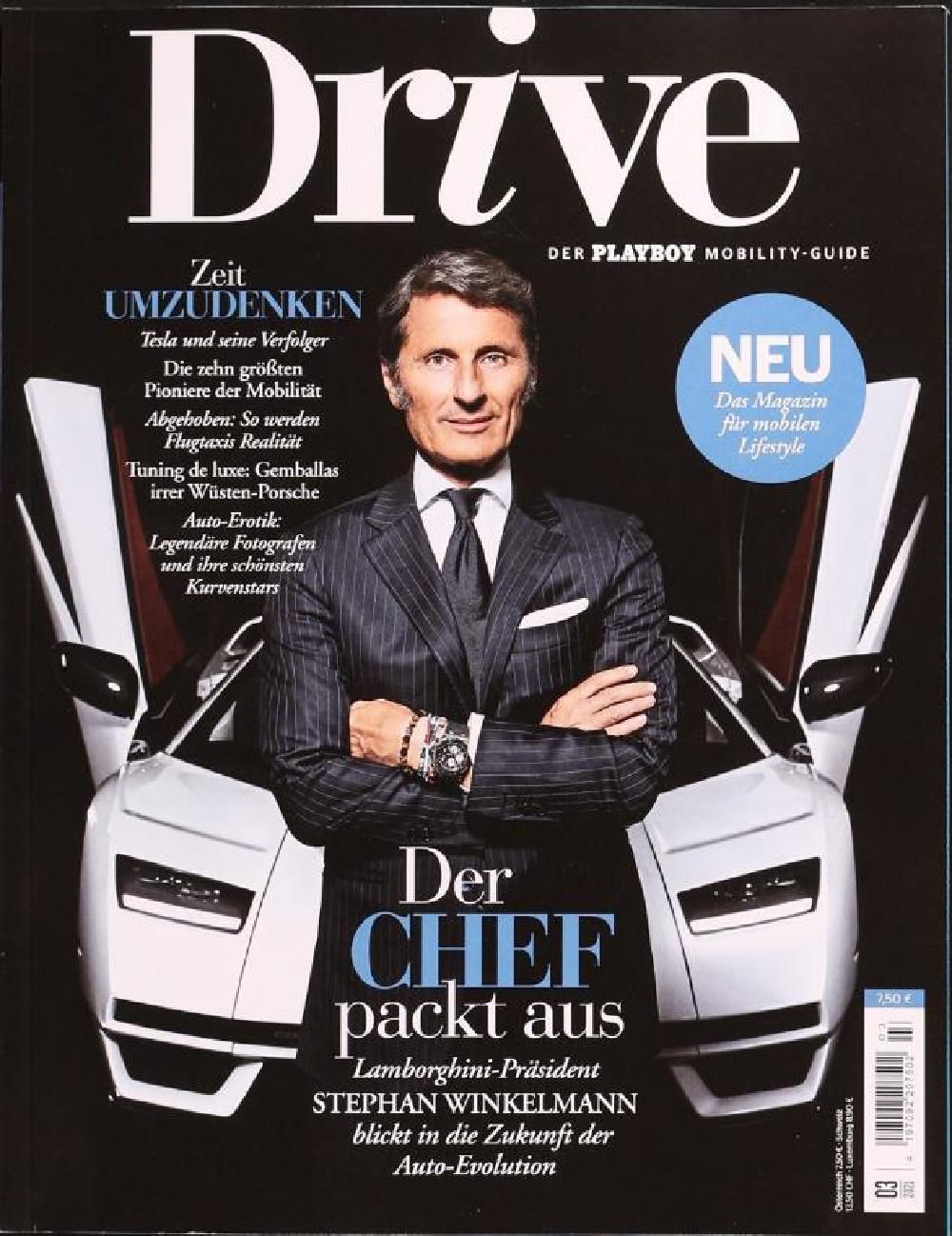 Playboy Spezial Magazin Deutschland 2021 Lamborghini Stephan Winkelmann